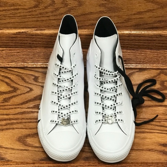 Converse CTAS MC White Black Star Print Shoes - Picture 4 of 8